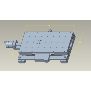 100x200mm精密螺桿平移台-數位顯示