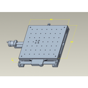 200x200mm精密螺桿平移台-數位顯示