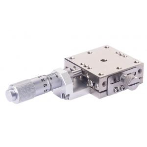 不鏽鋼40mm線性鋼珠導軌型手動平移台